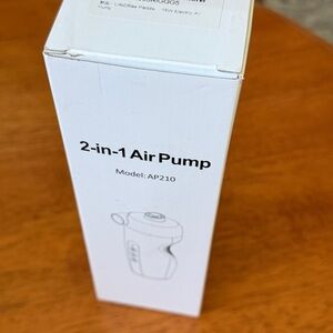 Amazon 2-in-1 Air Pump White